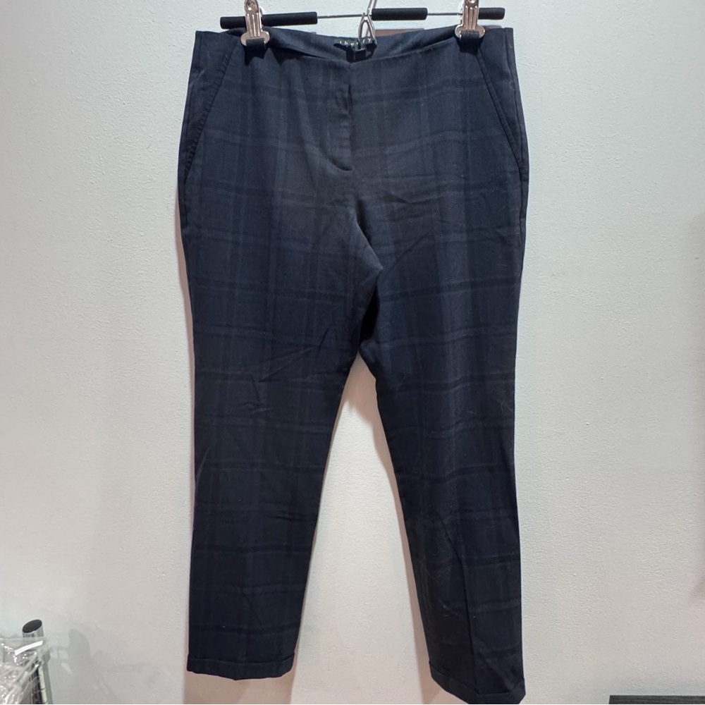 Theory Women's Dark Plaid Pantsuit